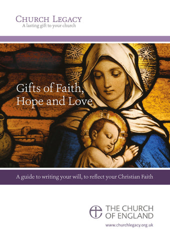 Legacy booklet: 'Gifts of Faith, Hope & Love'